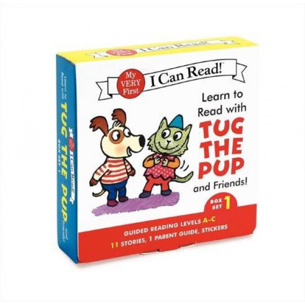 Learn to Read with Tug the Pup and Friends! Box Set 1 (11 Books + 1 Parents' Guide) by Dr. Julie M. Wood - ship in 10-20 business days, supplied by US partner