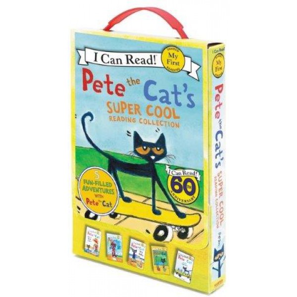 Pete the Cat's Super Cool Reading Collection (5-Book) by James Dean and Kimberly Dean - ship in 10-20 business days, supplied by US partner