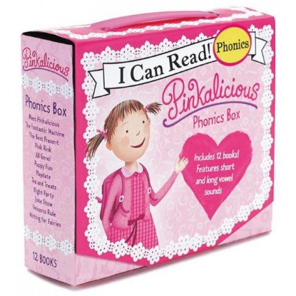 Pinkalicious 12-Book Phonics Fun! by Victoria Kann - ship in 10-20 business days, supplied by US partner