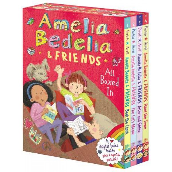 Amelia Bedelia & Friends Chapter Book Boxed Set #1: All Boxed in by Herman Parish and Lynne Avril - ship in 15-30 business days or more, supplied by US partner