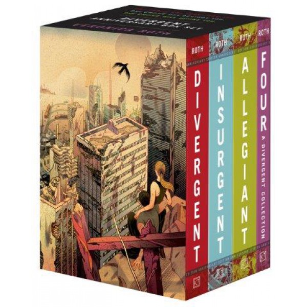 Divergent Anniversary 4-Book Boxed Set by Veronica Roth - ship in 15-30 business days or more, supplied by US partner