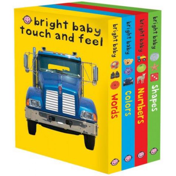 Bright Baby Touch & Feel Slipcase (4-Book) by Roger Priddy - ship in 10-20 business days, supplied by US partner