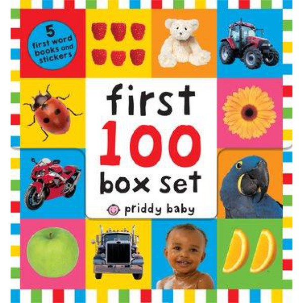 First 100 Paperback Box Set (5-Book) by Roger Priddy - ship in 10-20 business days, supplied by US partner