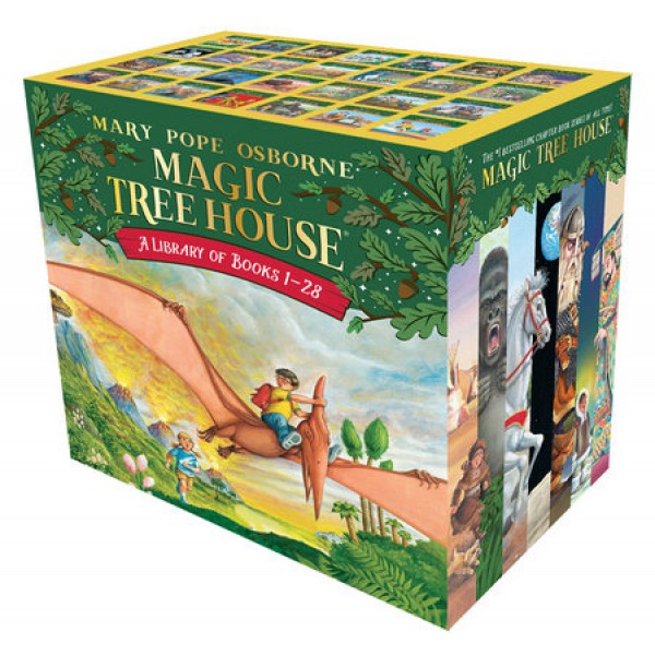 Magic Tree House Books 1-28 Boxed Set by Mary Pope Osborne - ship in 10-20 business days, supplied by US partner