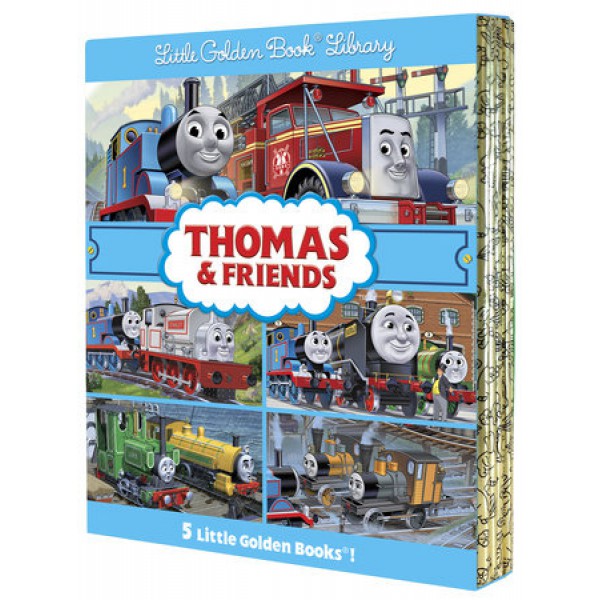 Thomas & Friends Little Golden Book Library (5-Book) - ship in 10-20 business days, supplied by US partner