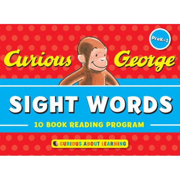 Curious George Sight Words 10-Book Reading Program by H A Rey - ship in 10-20 business days, supplied by US partner