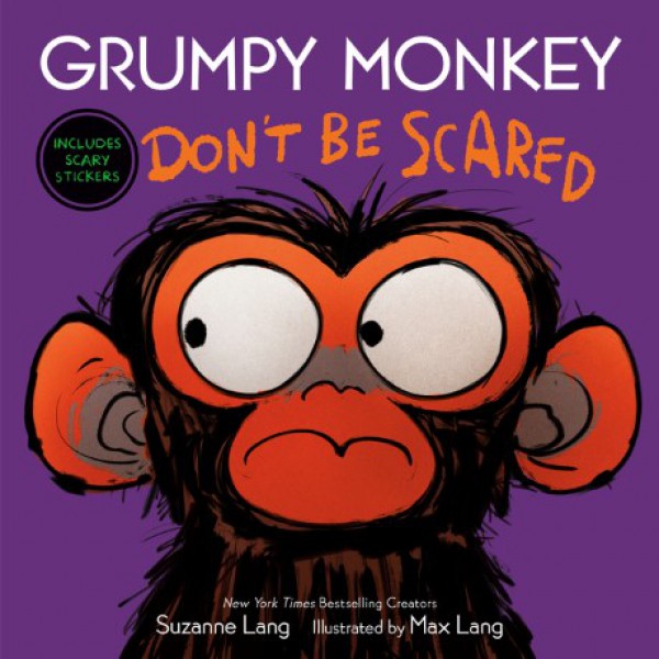 Grumpy Monkey Don't Be Scared by Suzanne Lang - ship in 15-30 business days or more, supplied by US partner
