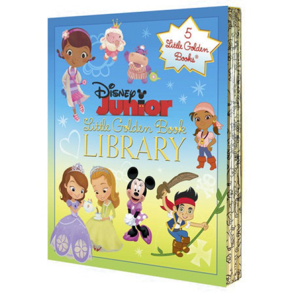 Disney Junior Little Golden Book Library (5-Book) by Various Authors - ship in 10-20 business days, supplied by US partner