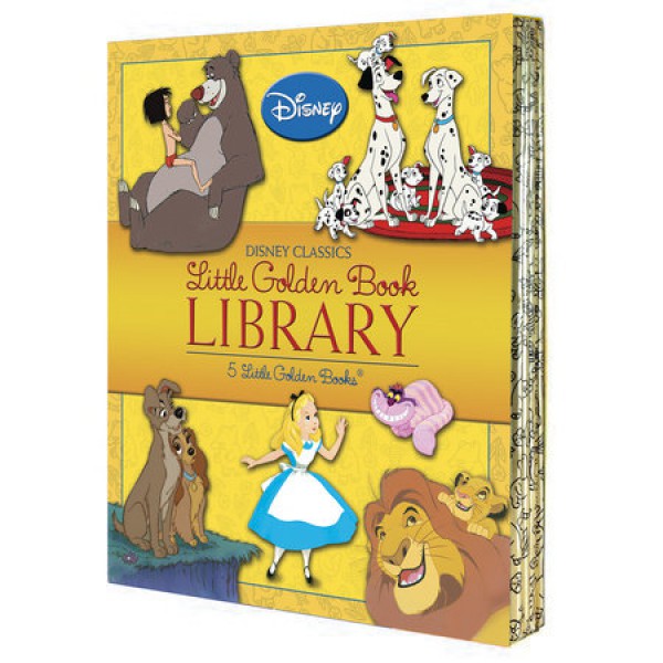 Disney Classics Little Golden Book Library (5-Book) by Various Authors - ship in 10-20 business days, supplied by US partner