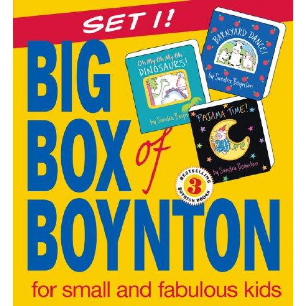 Big Box of Boynton Set 1 (3-Book) by Sandra Boynton - ship in 10-20 business days, supplied by US partner