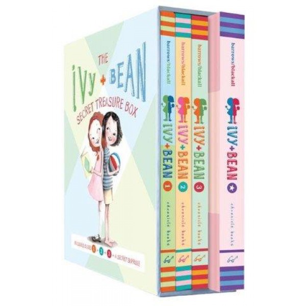 Ivy + Bean Secret Treasure Box (4-Book) by Annie Barrow and Sophie Blackall - ship in 10-20 business days, supplied by US partner