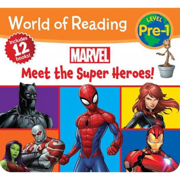 Marvel Meet the Super Heroes! (World of Reading 12-Book Set)  - ship in 10-20 business days, supplied by US partner