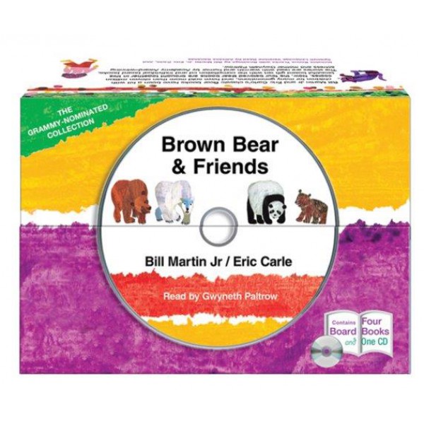 Brown Bear & Friends (4 Books + 1 CD) by Eric Carle - ship in 10-20 business days, supplied by US partner