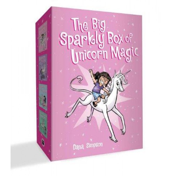 The Big Sparkly Box of Unicorn Magic (Phoebe and Her Unicorn Book 1-4) by Dana Simpson - ship in 10-20 business days, supplied by US partner