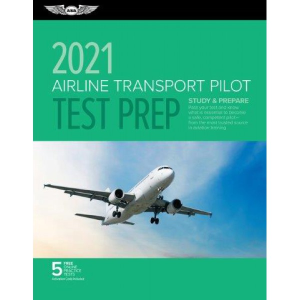 Airline Transport Pilot Test Prep 2021 by ASA Test Prep Board - ship in 15-30 business days or more, supplied by US partner