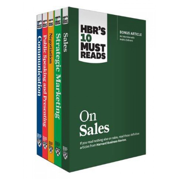 HBR's 10 Must Reads for Sales and Marketing Collection (5 Books) by Harvard Business Review - ship in 15-30 business days or more, supplied by US partner