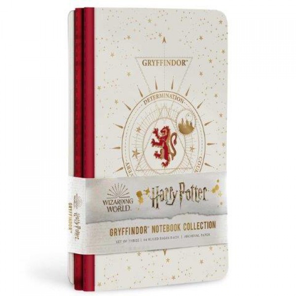 Harry Potter: Gryffindor Constellation Sewn Notebook Collection (Set of 3) by Insight Editions - ship in 15-30 business days or more, supplied by US partner