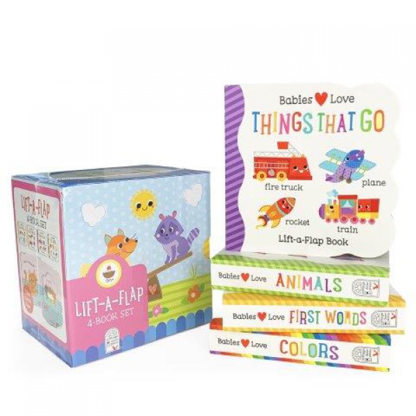 Babies Love Learning (Lift a Flap 4-Book Boxed Set)  - ship in 10-20 business days, supplied by US partner