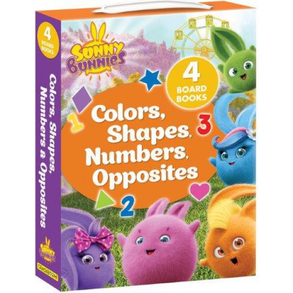 Sunny Bunnies 4 Board Books Set by Digital Light Studio LLC and CrackBoom! Books - ship in 15-30 business days or more, supplied by US partner