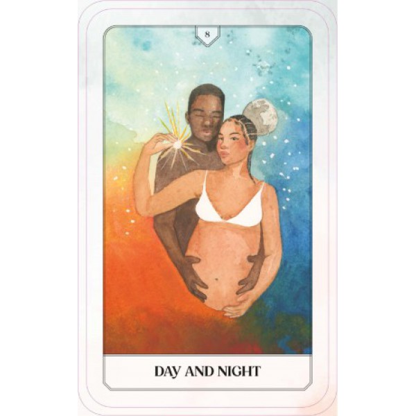 The Moon Is a Mother Pregnancy Oracle Deck by Emilia Ortiz and Aly McKnight - ship in 10-20 business days, supplied by US partner
