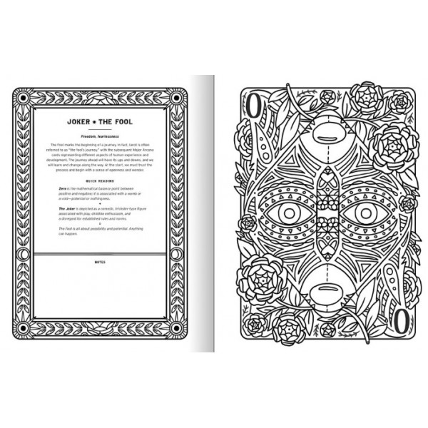 The Illuminated Tarot Coloring Book: Tarot Card Art Coloring Book by Caitlin Keegan - ship in 10-20 business days, supplied by US partner