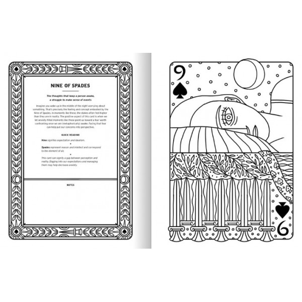 The Illuminated Tarot Coloring Book: Tarot Card Art Coloring Book by Caitlin Keegan - ship in 10-20 business days, supplied by US partner