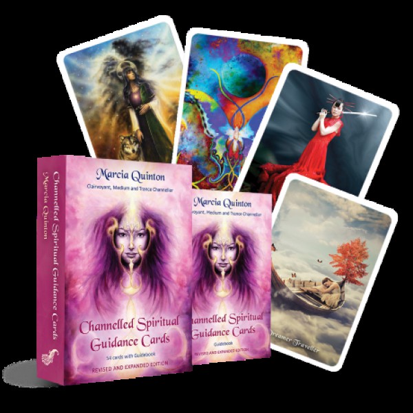 Channelled Spiritual Guidance Cards by Marcia Quinton - ship in 10-20 business days, supplied by US partner