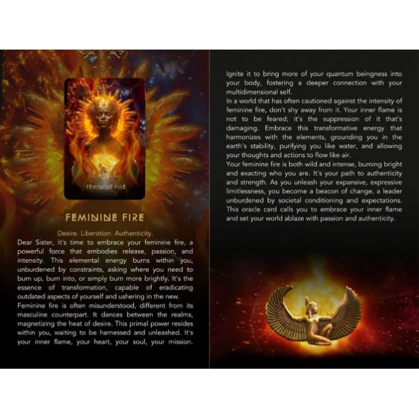Creatrix Awakened Oracle Deck by Shannon Van Den Berg and Stephanie Wicker-Campbell - ship in 10-20 business days, supplied by US partner