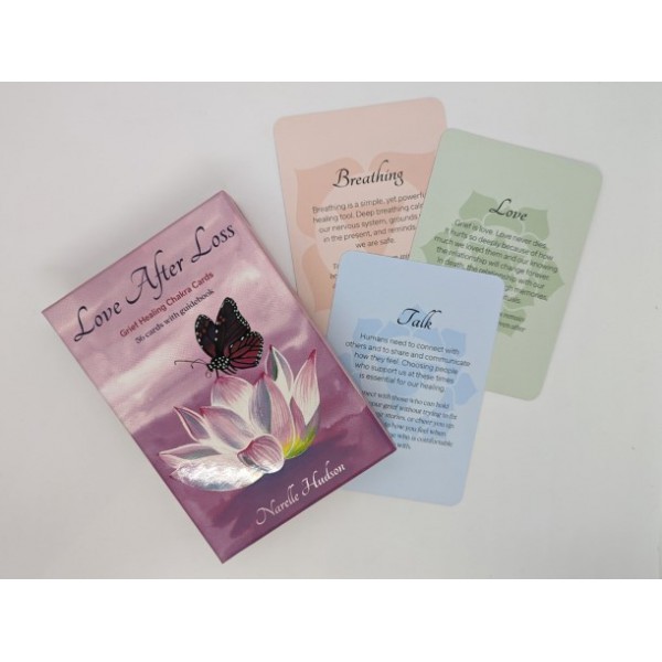 Love After Loss: Grief Healing Chakra Cards by Narelle Hudson and Gaye Leanne Date - ship in 10-20 business days, supplied by US partner