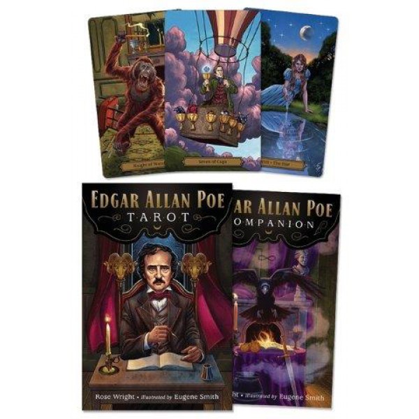 Edgar Allan Poe Tarot by Rose Wright and Eugene Smith - ship in 10-20 business days, supplied by US partner