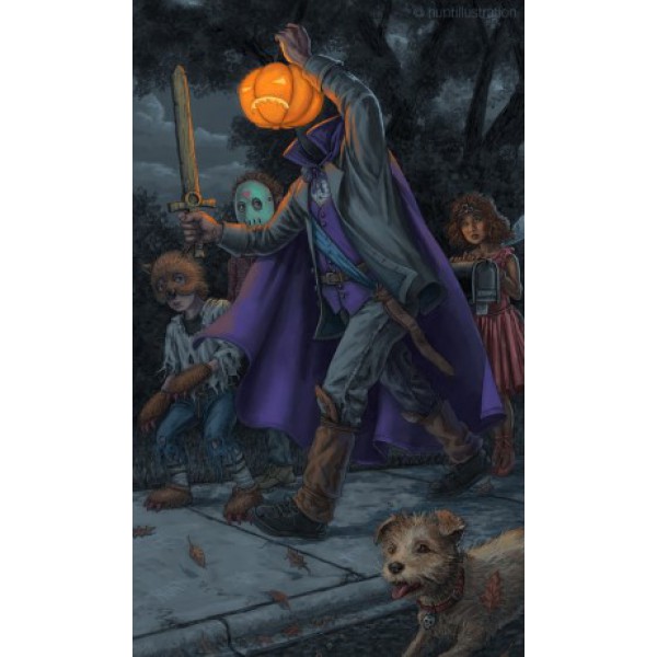 Trick or Treat Tarot by Barbara Moore and Jonathan Hunt - ship in 10-20 business days, supplied by US partner