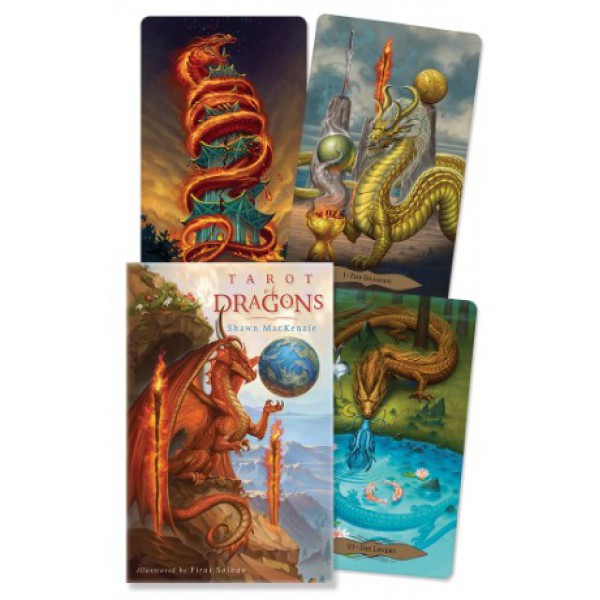 Tarot of Dragons by Shawn MacKenzie and Firat Solhan - ship in 10-20 business days, supplied by US partner