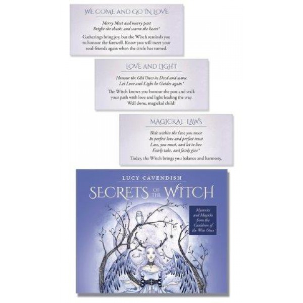 Secrets of the Witch Affirmation Deck: Magickal Inspiration for Everyday Enchantment by Lucy Cavendish - ship in 10-20 business days, supplied by US partner