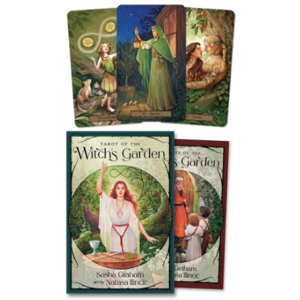 Tarot of the Witch's Garden by Sasha Graham and Natasa Ilincic - ship in 10-20 business days, supplied by US partner