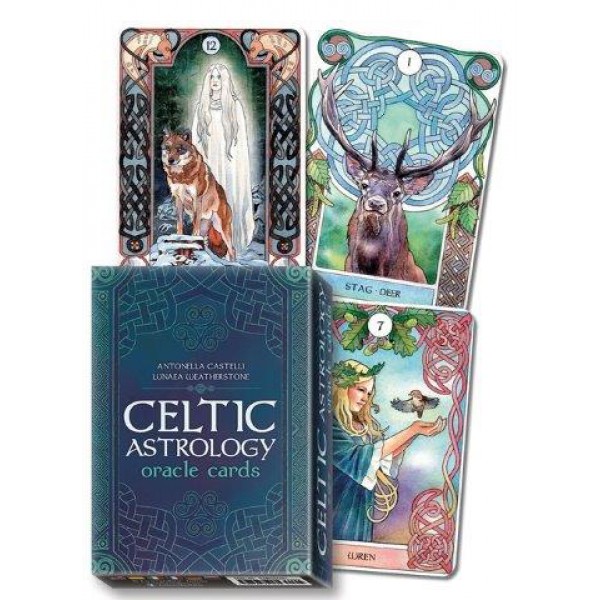 Celtic Astrology Oracle by Antonella Castelli and Lunaea Weatherstone - ship in 10-20 business days, supplied by US partner