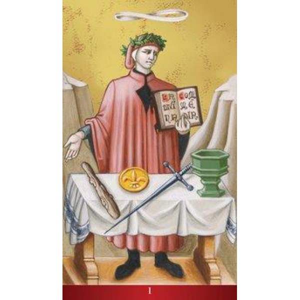 Dante Tarot by Guido Zibordi Marchesi - ship in 10-20 business days, supplied by US partner