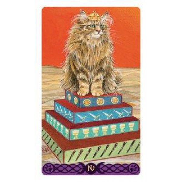 Tarot of Pagan Cats Mini Deck by Magdelina Messina, Lola Airaghi, and Lo Scarabeo - ship in 10-20 business days, supplied by US partner