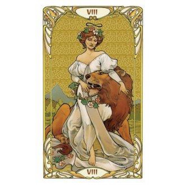 Golden Art Nouveau Tarot Mini by Giulia F Massaglia - ship in 10-20 business days, supplied by US partner