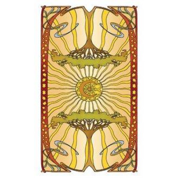 Golden Art Nouveau Tarot Mini by Giulia F Massaglia - ship in 10-20 business days, supplied by US partner