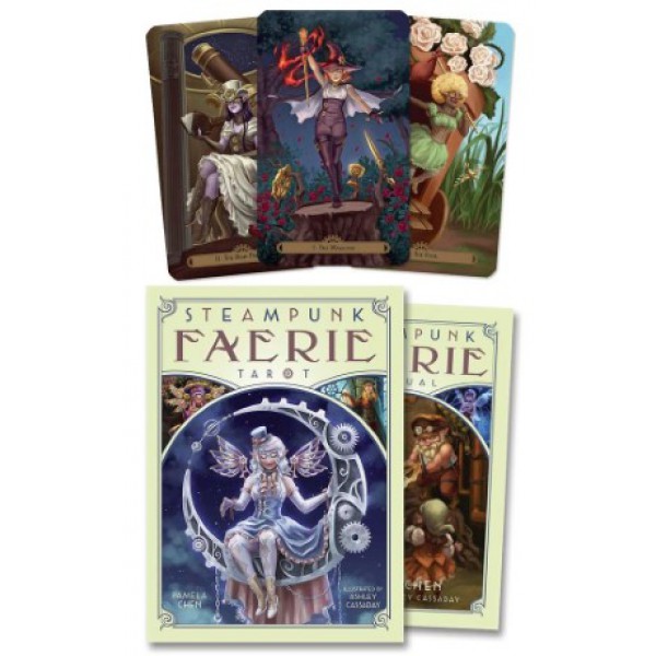 Steampunk Faerie Tarot by Pamela Chen and Ashley Cassaday - ship in 10-20 business days, supplied by US partner