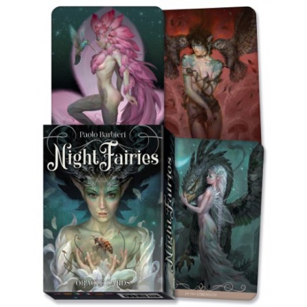 Barbieri Night Fairies Oracle Cards by Paolo Barbieri and Rachel Paul - ship in 10-20 business days, supplied by US partner