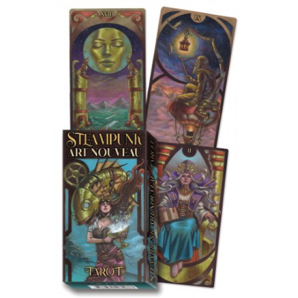 Steampunk Art Nouveau Tarot Deck by Luca Strati and Jaymi Elford - ship in 10-20 business days, supplied by US partner