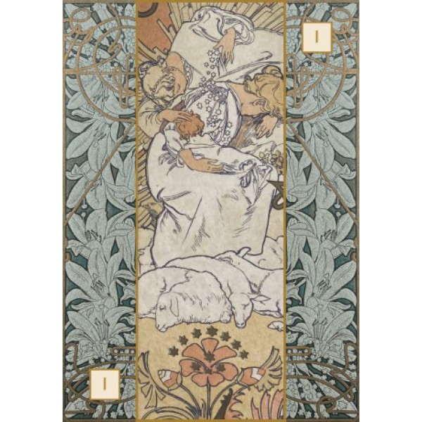 Alfons Maria Mucha Oracle Cards by Alfons Maria Mucha and Lo Scarabeo - ship in 10-20 business days, supplied by US partner