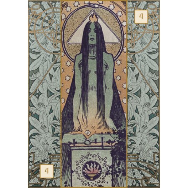 Alfons Maria Mucha Oracle Cards by Alfons Maria Mucha and Lo Scarabeo - ship in 10-20 business days, supplied by US partner