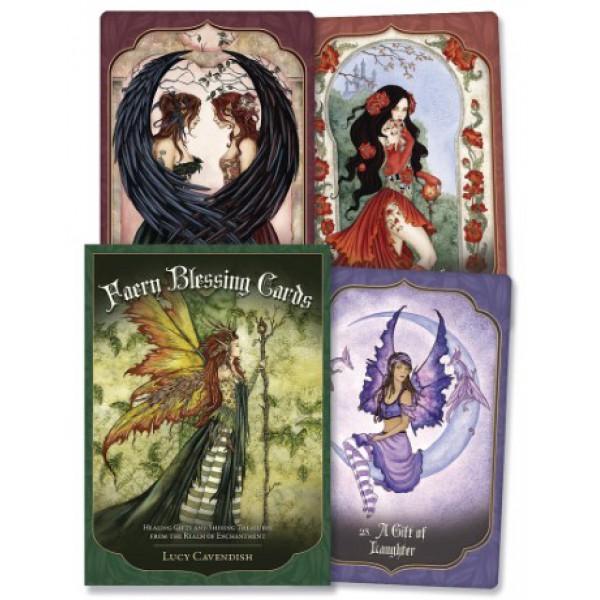 Faery Blessing Cards Second Edition: Healing Gifts and Shining Treasures from the Realm of Enchantment by Lucy Cavendish and Amy Brown - ship in 10-20 business days, supplied by US partner