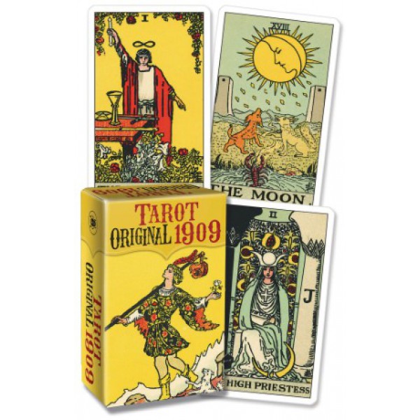 Tarot Original 1909 Mini by Arthur Edward Waite, Pamela Colman Smith, and Sasha Graham - ship in 10-20 business days, supplied by US partner