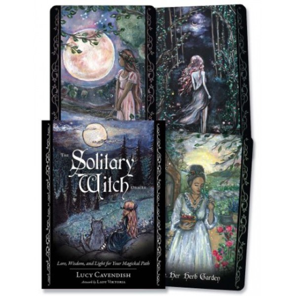 The Solitary Witch Oracle by Lucy Cavendish and Lady Viktoria - ship in 10-20 business days, supplied by US partner