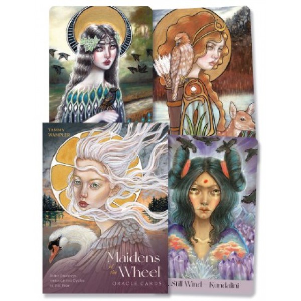 Maidens of the Wheel Oracle Cards by Tammy Wampler - ship in 10-20 business days, supplied by US partner