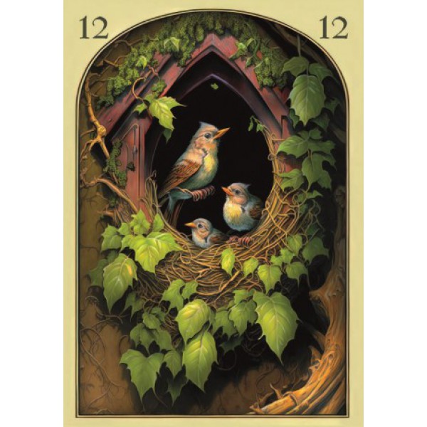 Medieval Lenormand Oracle by Arturo Villone - ship in 10-20 business days, supplied by US partner