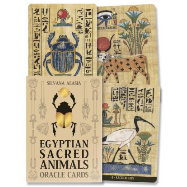 Egyptian Sacred Animals Oracle by Silvana Alasia - ship in 10-20 business days, supplied by US partner